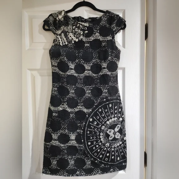 desigual black and white dress Desigual Women Dress from Desigual exclusive at Urbanheer